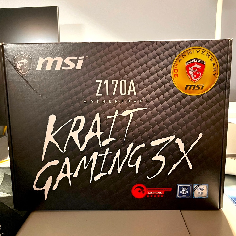 MSI KRAIT 3x motherboard, in great condition, used in personal system